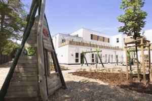 Das Außengelände der Kita kinderzimmer Eckerkoppel in Hamburg Farmsen Berne