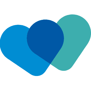 Icon mit zwei Herzen  in der Kita kinderzimmer Hamburg