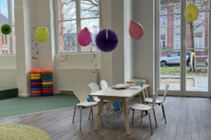 Ein Krippenraum in der Kita kinderzimmer am Stadtpark in Hamburg Barmbek Nord