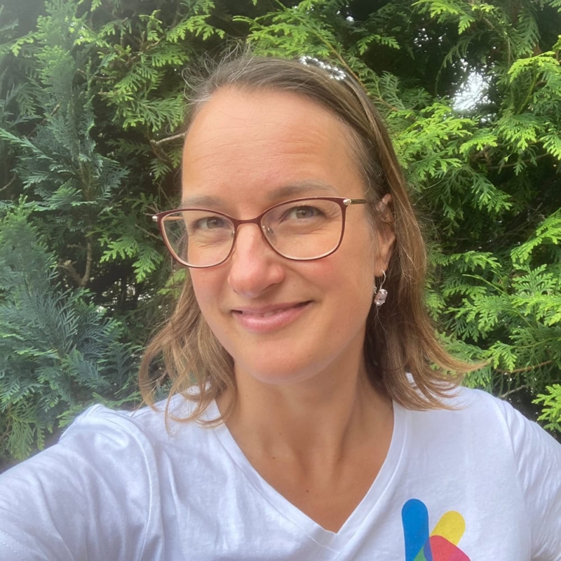 Ein Porträt von Monika Butzke in der Kita kinderzimmer Tienrade in Hamburg Lohbrügge