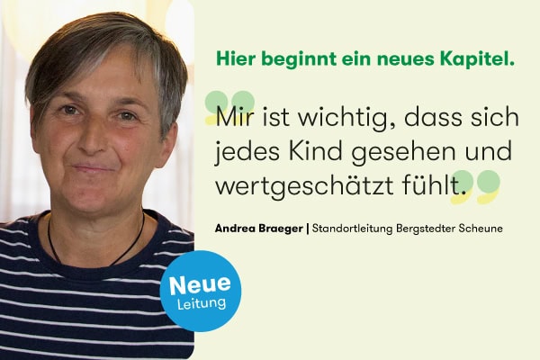 250904_SOL_Rebranding_Website_600x400 Porträt von Kitaleitung Andrea Braeger aus der Kita kinderzimmer Bergstedter Scheune in Hamburg Bergstedt